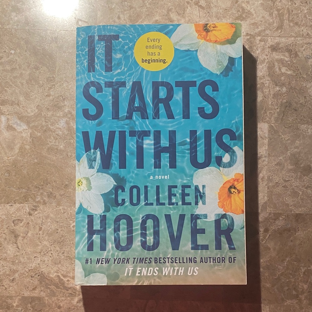 'It Starts With Us' Novel - Blue Cover